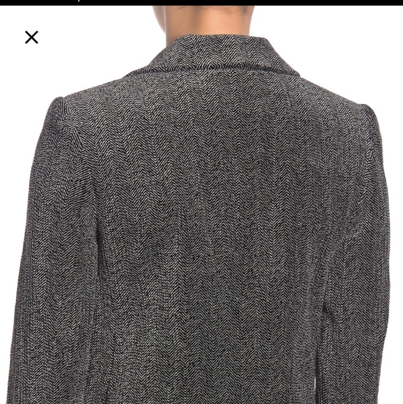 NWT:Frame Grey Multi Herringbone Corduroy Blazer - Picture 5 of 8